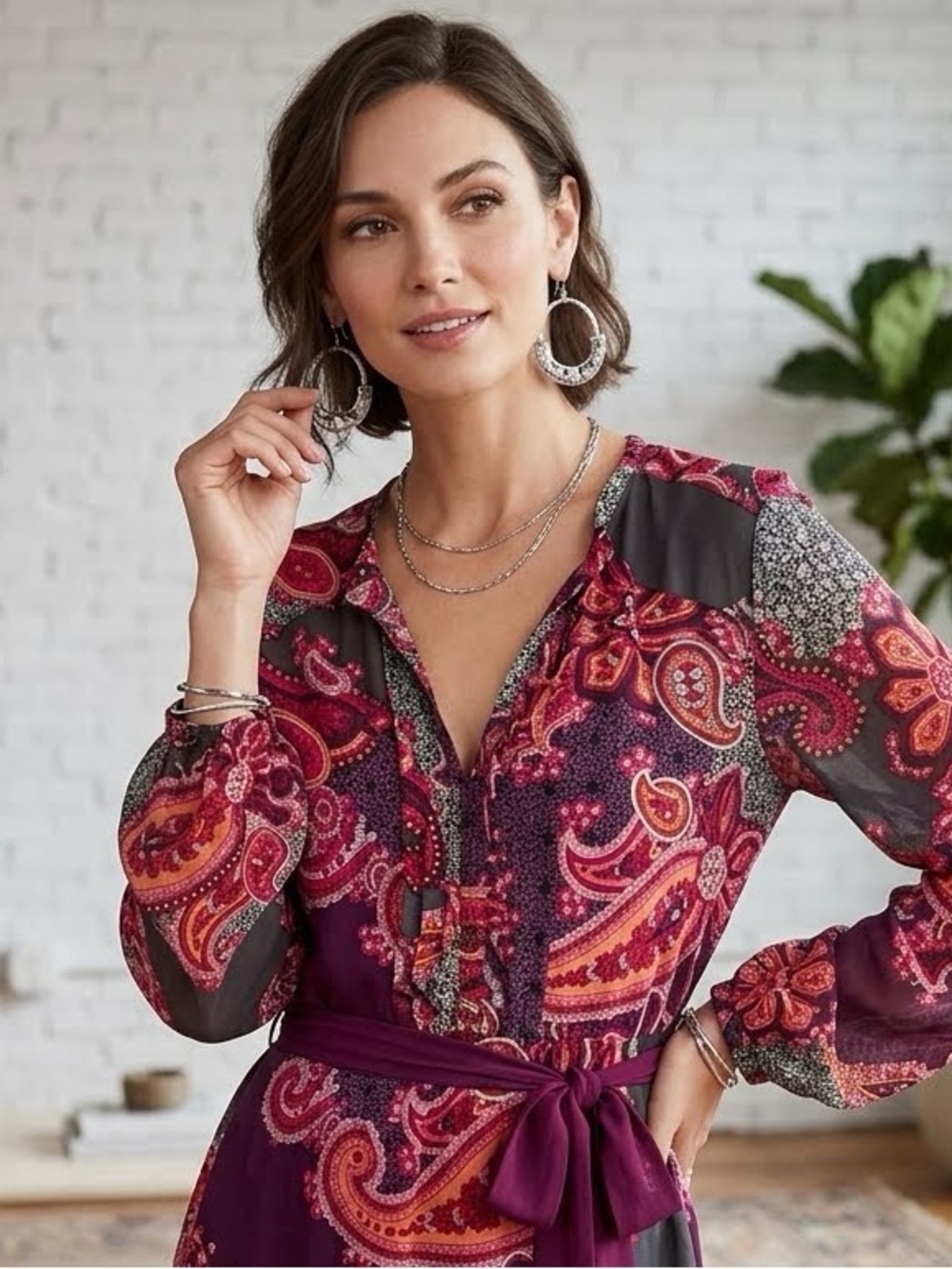 Vintage Boho Paisley Esprit XL Top
